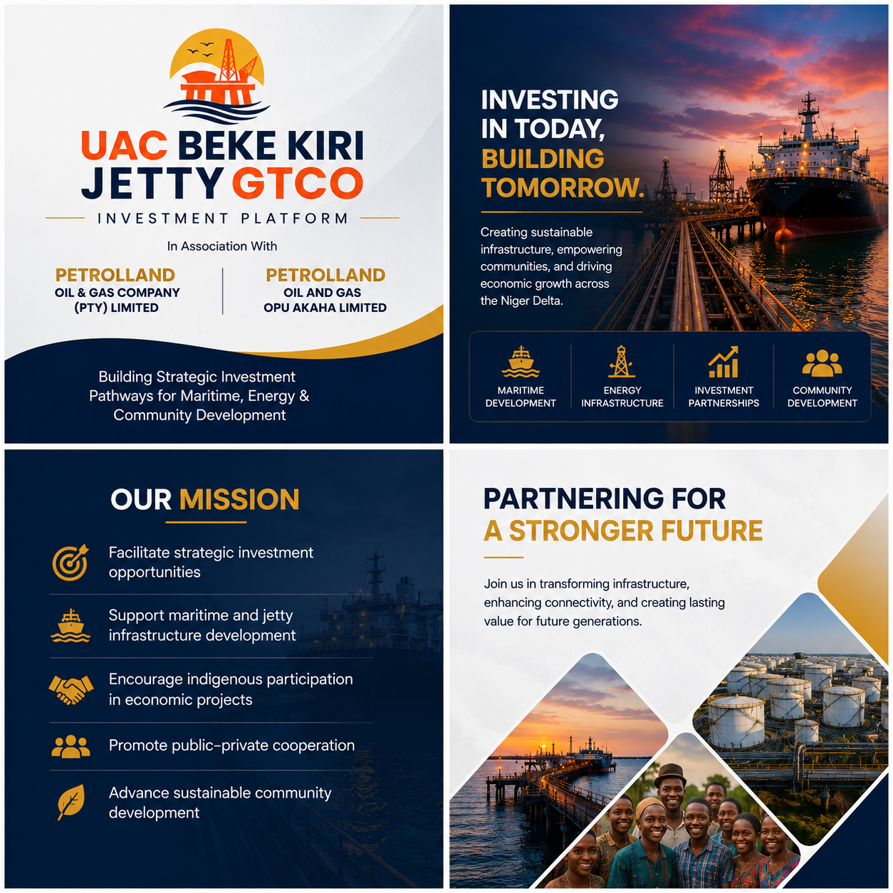 U.A.C. Bekekiri Jetty GTCO investment platform and strategic partnership