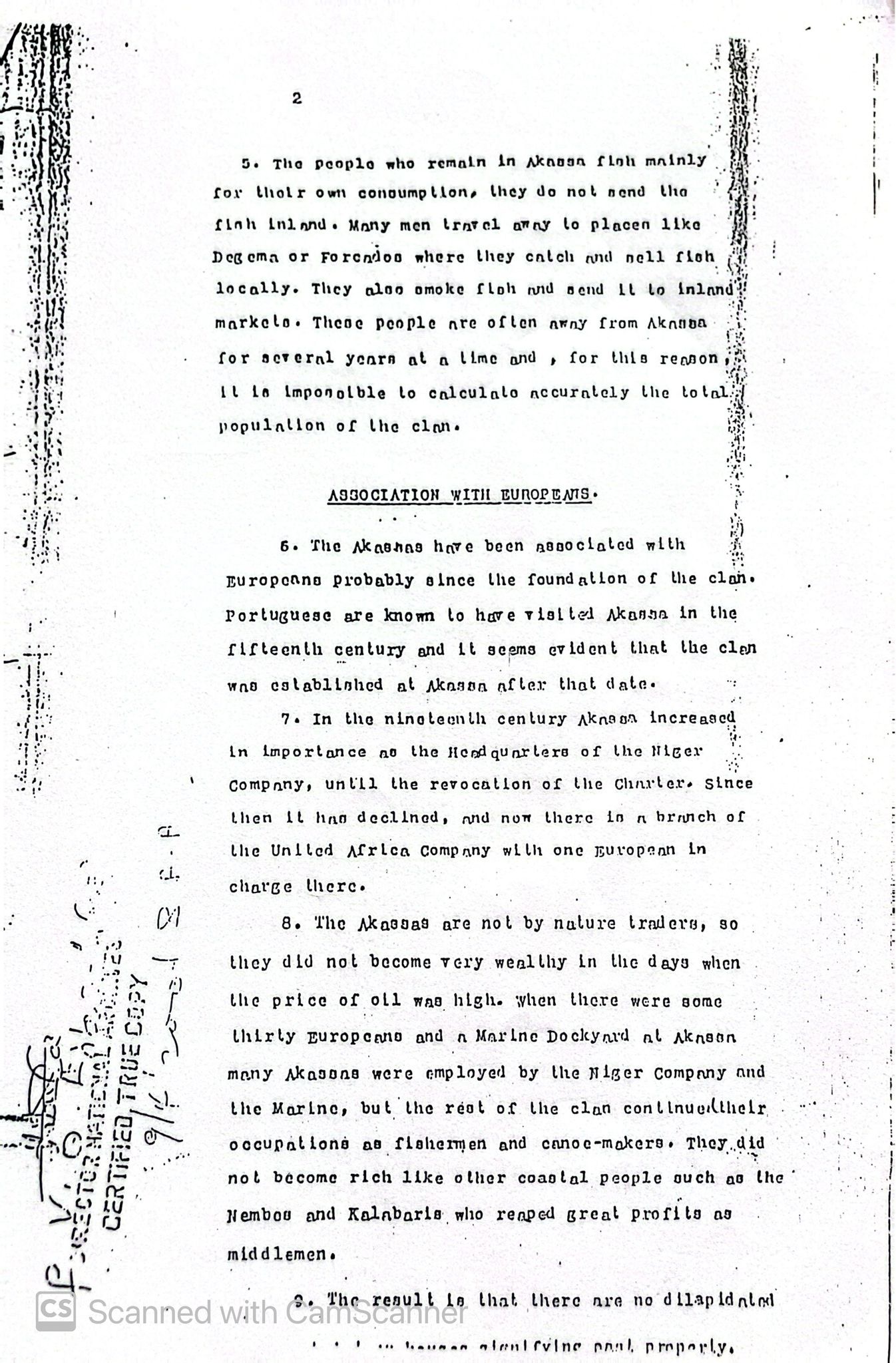 Akassa historical environmental and coastal context